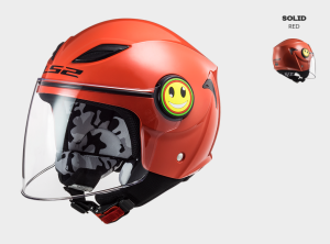 KASK MOTOCYKLOWY LS2 OF602 FUNNY JUNIOR RED
