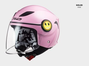 KASK MOTOCYKLOWY LS2 OF602 FUNNY JUNIOR PINK